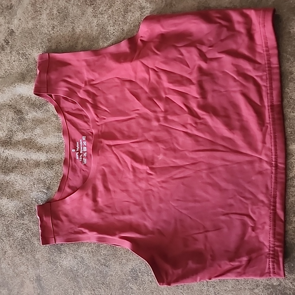 SMALL spandex crop tank